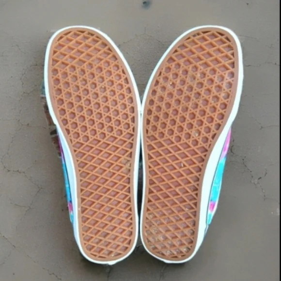 Vans Ward Tie Dye Old Skool Skate Athletic Tennis Shoe Sneaker Rose Pink Black 9 - Picture 2 of 12